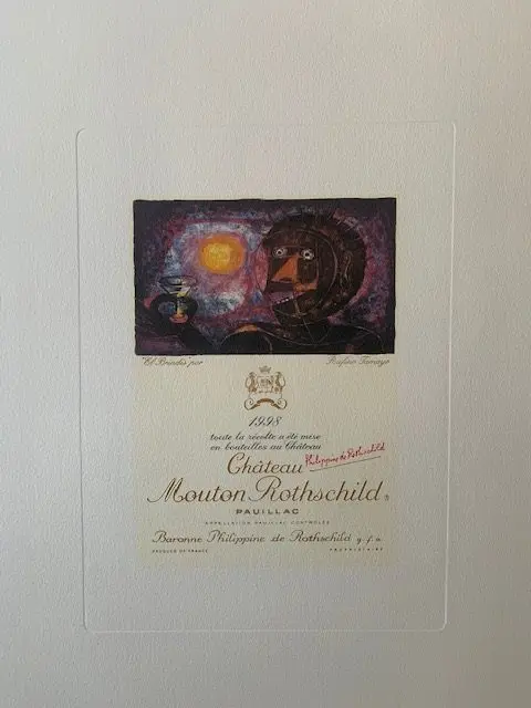 Rufino Tamayo - Mouton Rothschild Litho, 1998